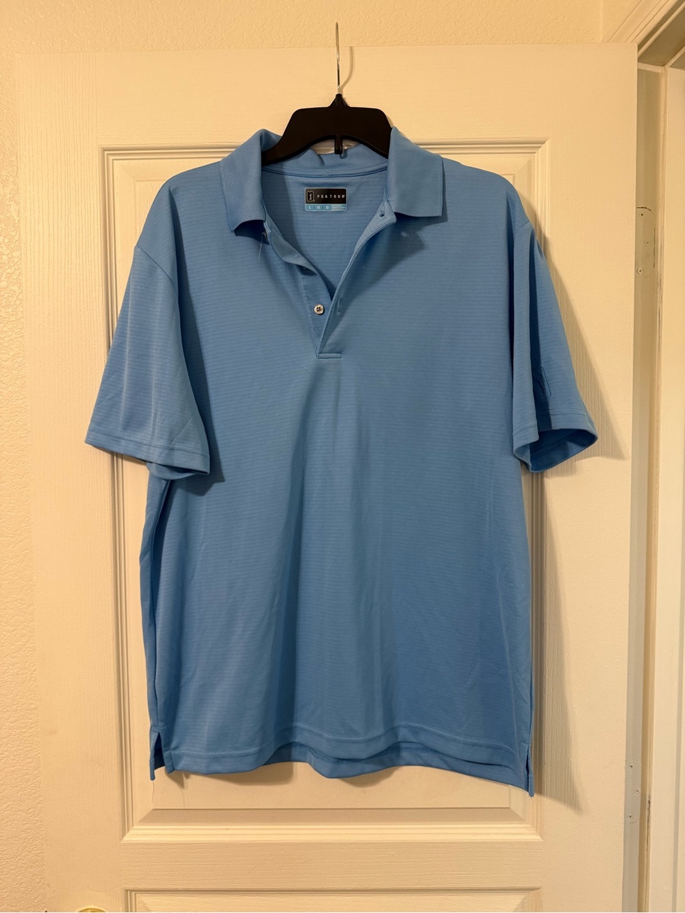 PGA Tour Men’s Light Blue Polo Shirt